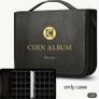 Coin Collection Holder For Collectors, 260 Pockets Coins Collecting Album With Zipper And Handle. Coin Display Storage Case For Money Currency Collection  (Box/folder Only) no coin slots transparent , u have to get them separatly Image 2