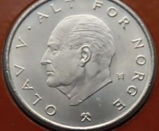 Norway 1979 Vintage Coin Stamp cover BUNC King Olav V