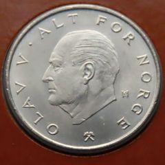 Norway 1979 Vintage Coin Stamp cover BUNC King Olav V