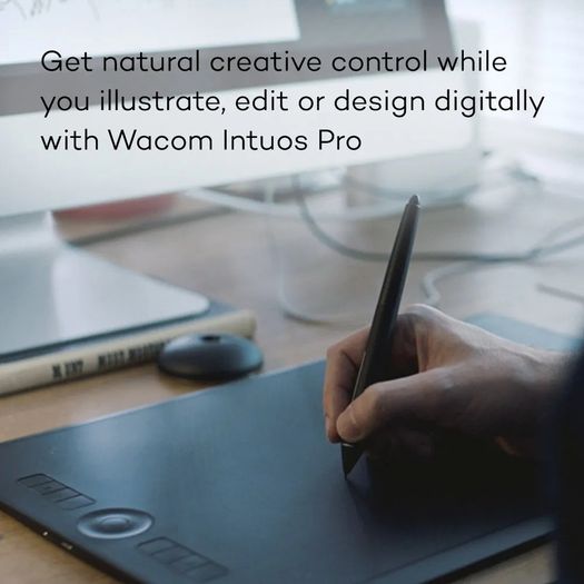 Wacom Intuos Pro Graphics Tablet | Medium | Black