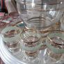 Vintage French liquor service set with mirrored serving tray Image 5