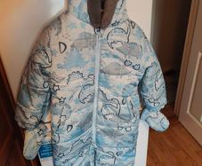boys snowsuit 3/4 yo