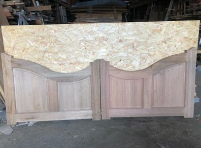 Pair of 4ft wide hardwood gates