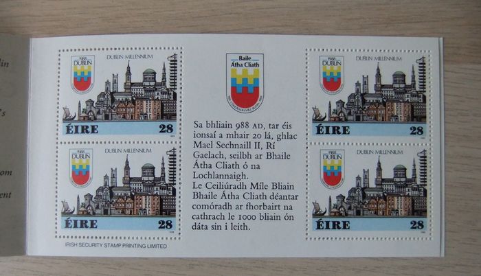Dublin Millennium Stamp Booklet
