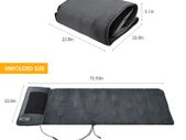 Upgraded Massage Mat 10 Vibration Motors with Heat Full Body Massager Cushion Mattress 20 Neck and Head Acupressure Massage Head