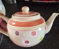Hand Painted Teapot