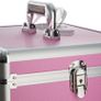 Cosmetics and make up beauty case trolley vanity box -different colours- (Black) Image 10