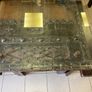 Old Chinese door refurbished as table and benches Image 4