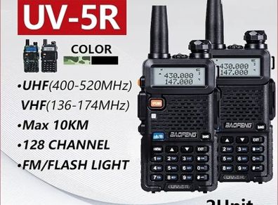 2 pack Radio Baofeng UV-5R