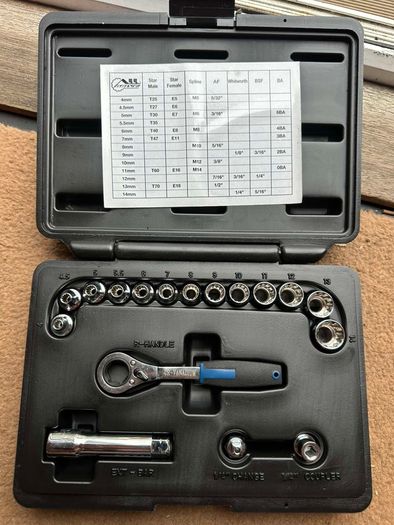 all drive socket set - new - 35euro