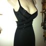 Absolutely Stunning Black Sequin Backless Maxi Dress by Morgan and Co. size 8-10 Image 4