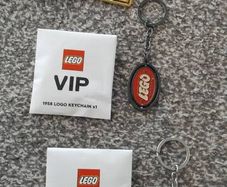 Lego VIP keychains x3