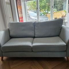 Duck egg blue 2 seater couch