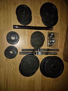30 Kg 30kg Adjustable Dumbbells & Iron Bar set
