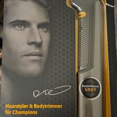 Hair trimmer / clipper. Microtouch Titanium Trim, Rechargeable Lighted Hair Cutting Tool and Body Groomer