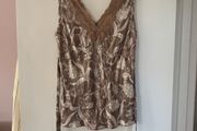vintage y2k 100% silk camisole  top