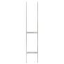 Fence Anchors 6 pcs Silver 10x6x60 cm Galvanised Steel Image 3