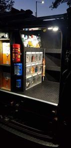 Van Storage - Tilting Bins