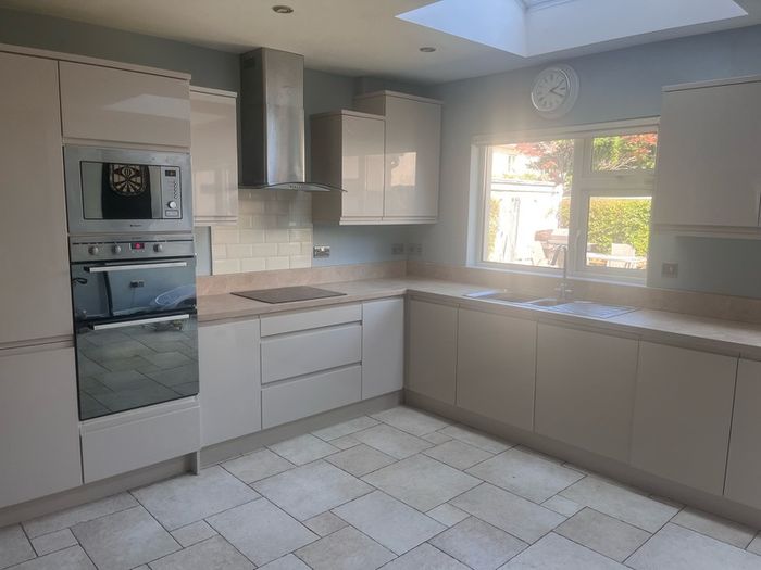 Solid painted kitchen