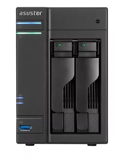 Asustor As6302t 2-bay Nas Celeron Dual-core 2gb