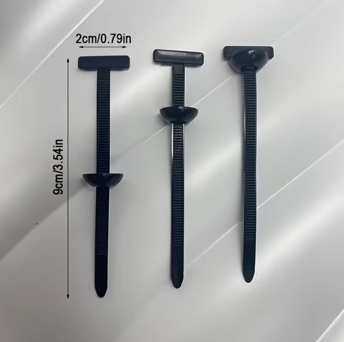 200pcs Heavy-Duty Self-Locking Nylon Cable Ties, Thickened High-Strength UV-Resistant Fasteners with Tool-Free Locking Mechanism, Durable and Flexible,