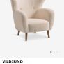 Armchair VILDSUND off-white teddy Image 3