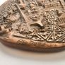 Rare 1975 The Congres Atlantique Copper Medal Image 4