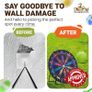 Toys Jumbo Kids Dart Board XL or XXL, Dart Board Set for Kids - Reversible Design, Sturdy Stand, 12 Sticky Balls & 6 Darts, Indoor/Outdoor Games Ages 3-8 Image 3