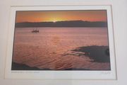 Kinsale harbor - co. Cork, Ireland signed print and stamped color photograph..