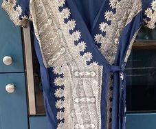 Noa Noa silk wrap dress 8