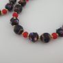 Antique Venetian Style Trade & Venetian WhiteHeart Glass Beads Necklace Image 6