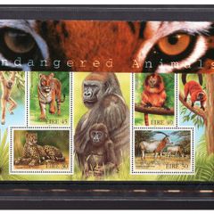 1998 Ireland Endangered Animals Stamp Miniature Sheet Presentation Pack
