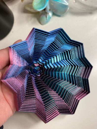 Sensory Articulated Star Fidget Toy Multicolor Geometric ASMR