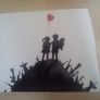 Banksy stickers suitable for walls etc. Image 2