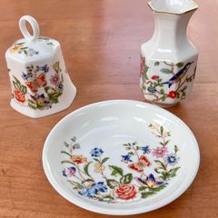 Vintage Aynsley, Pin Dish, Bell and Mini Vase
