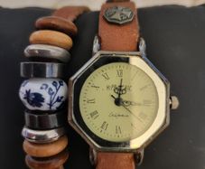 Ladies Vintage 'Hippie Chic' Watch / Bracelet