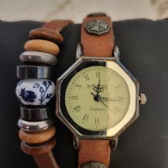 Ladies Vintage 'Hippie Chic' Watch / Bracelet