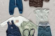 10 Items Essential Baby Boy Winter Clothes Bundles 6-9 Months