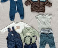 10 Items Essential Baby Boy Winter Clothes Bundles 6-9 Months
