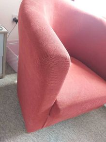 Red Bucket Armchair