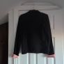 Black blazer with pink details, size 8 Image 4