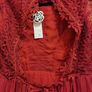 Red lace backless mini dress (free postage) Image 9