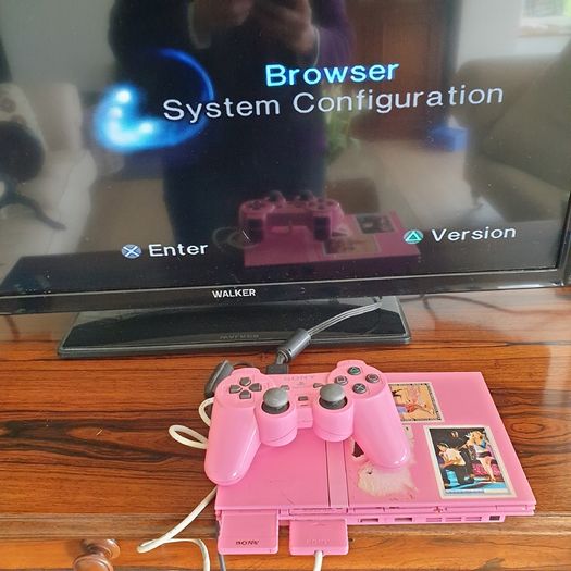 PS2 pink slim SCPH-77003 Faulty READ