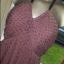 Brand new H&M Dusty pink midi halter neck flared dress size UK14 EU42 Postage included Image 3