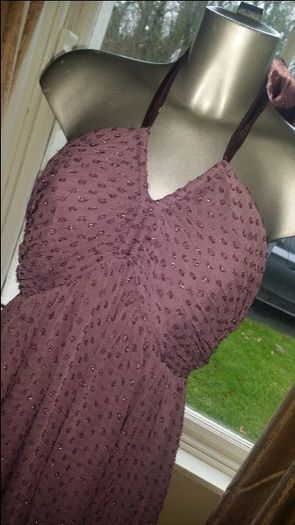 Brand new H&M Dusty pink midi halter neck flared dress size UK14 EU42 Postage included