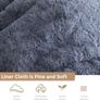 Bean Bag Bed - Convertible Folds from Bean Bag Chair to Bed - Large Sofa with Plush Cover and Fluffy Filling Included for Adult, Guest (Charcoal, 180x180) Image 5