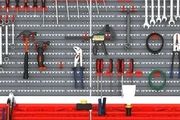 SALE 54 Pcs On-Wall Tool Equipment Holding Pegboard Home DIY Garage Organiser DIY w/ 50 Pegs 2 Shelves