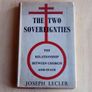 The Two Sovereignties The Relationship Between Church and State by Joseph Lecler Image 3