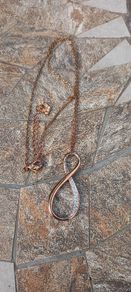 Swarovski "Infinity" pendant (collection: Exist) in rose gold plated