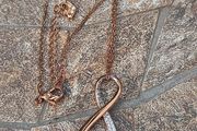 Swarovski "Infinity" pendant (collection: Exist) in rose gold plated
